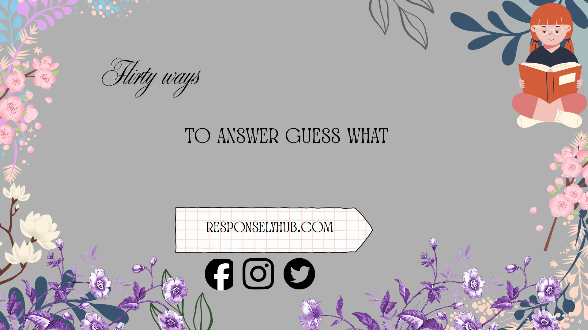 flirty ways to answer guess what