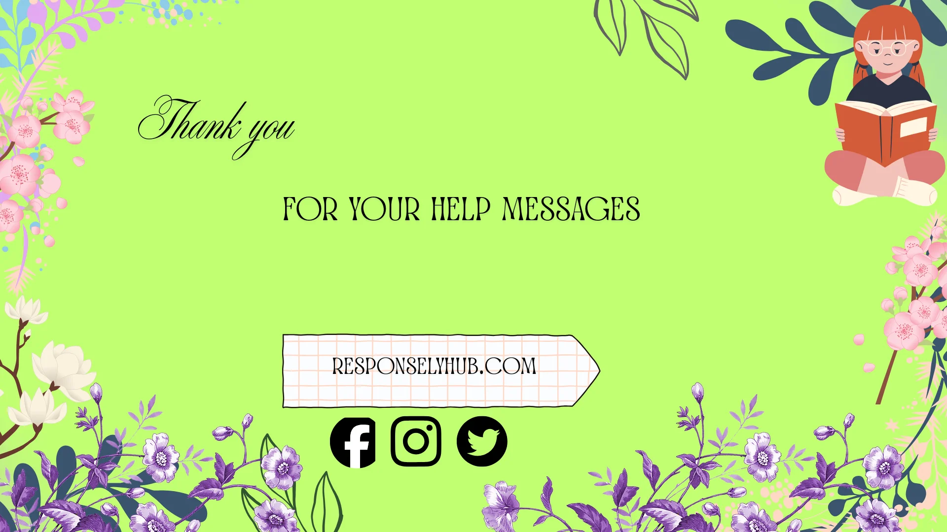 thank you for your help messages