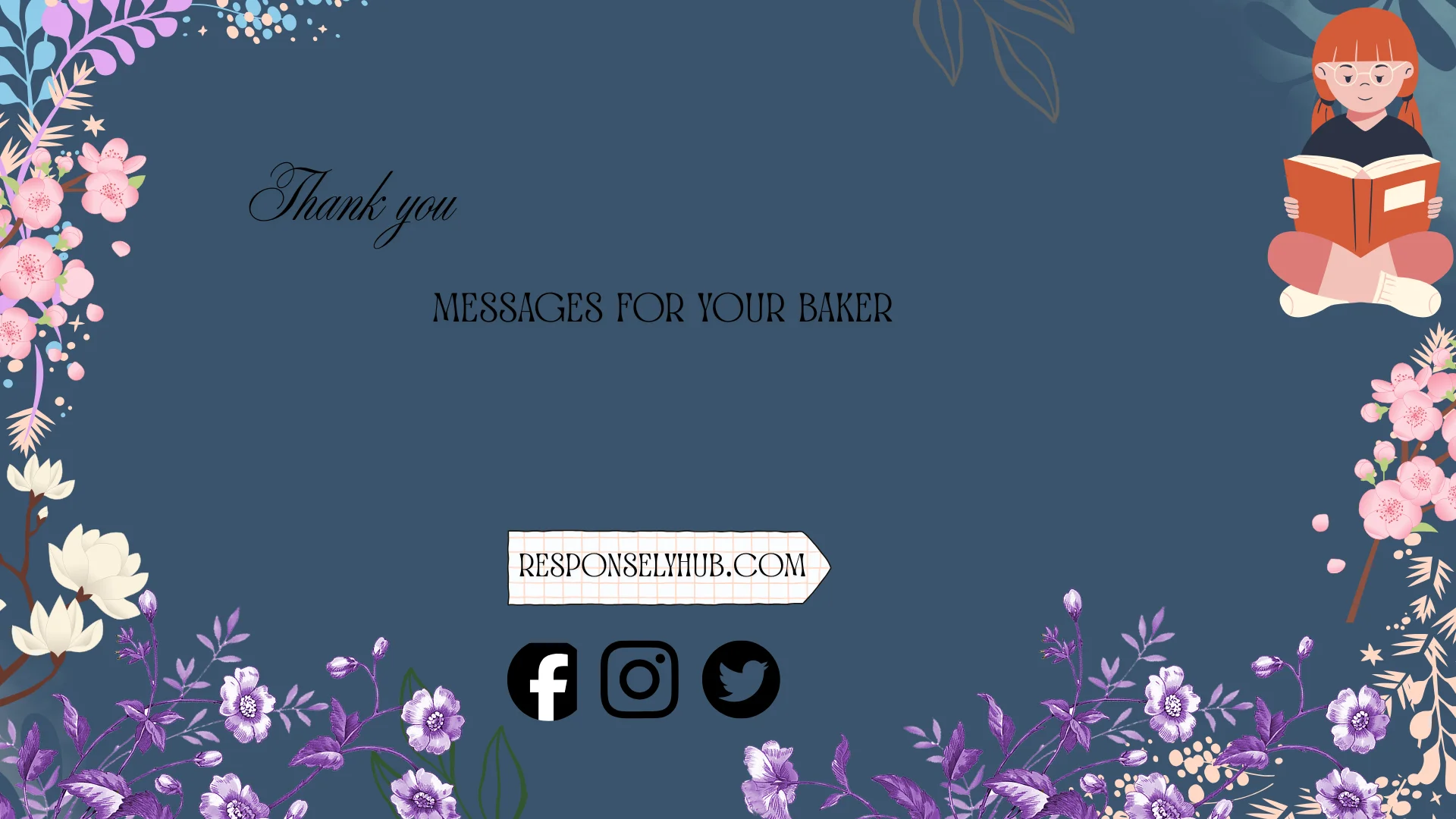 thank you messages for your baker