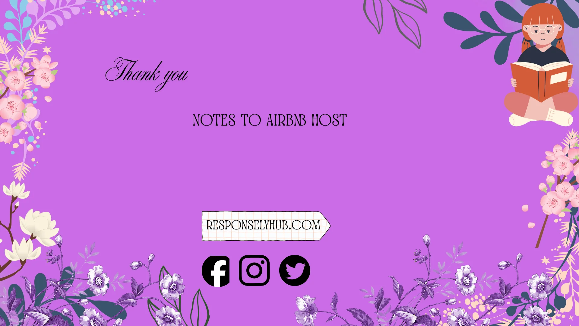 thank you notes to airbnb host