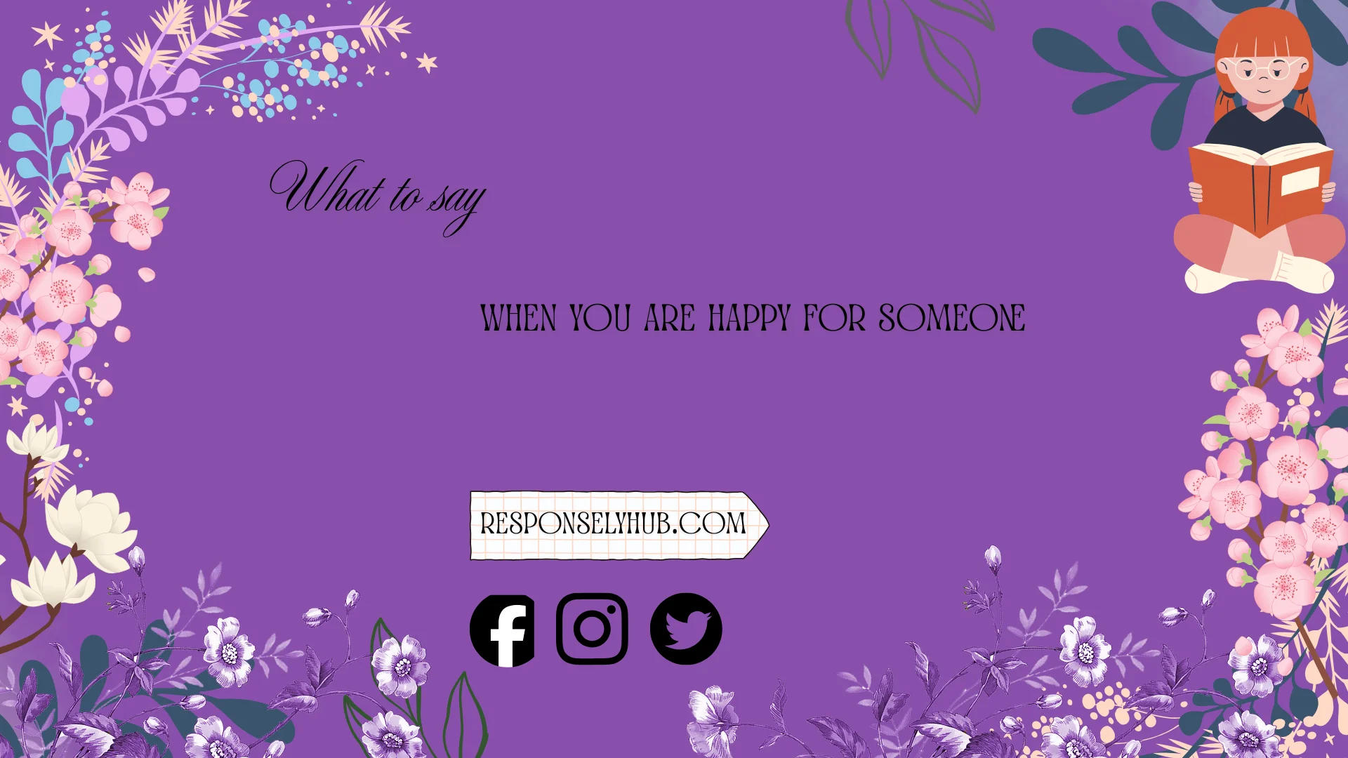 what to say when you are happy for someone