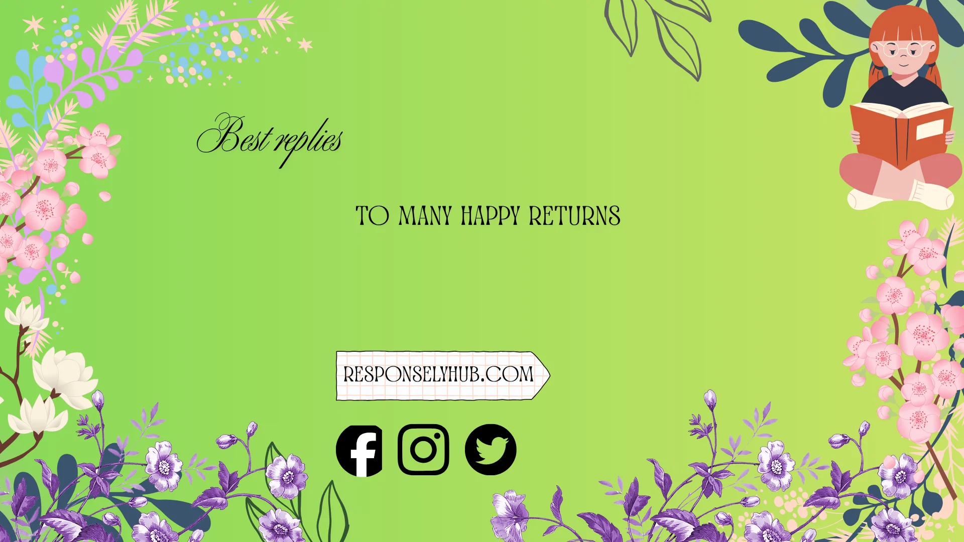 best replies to many happy returns