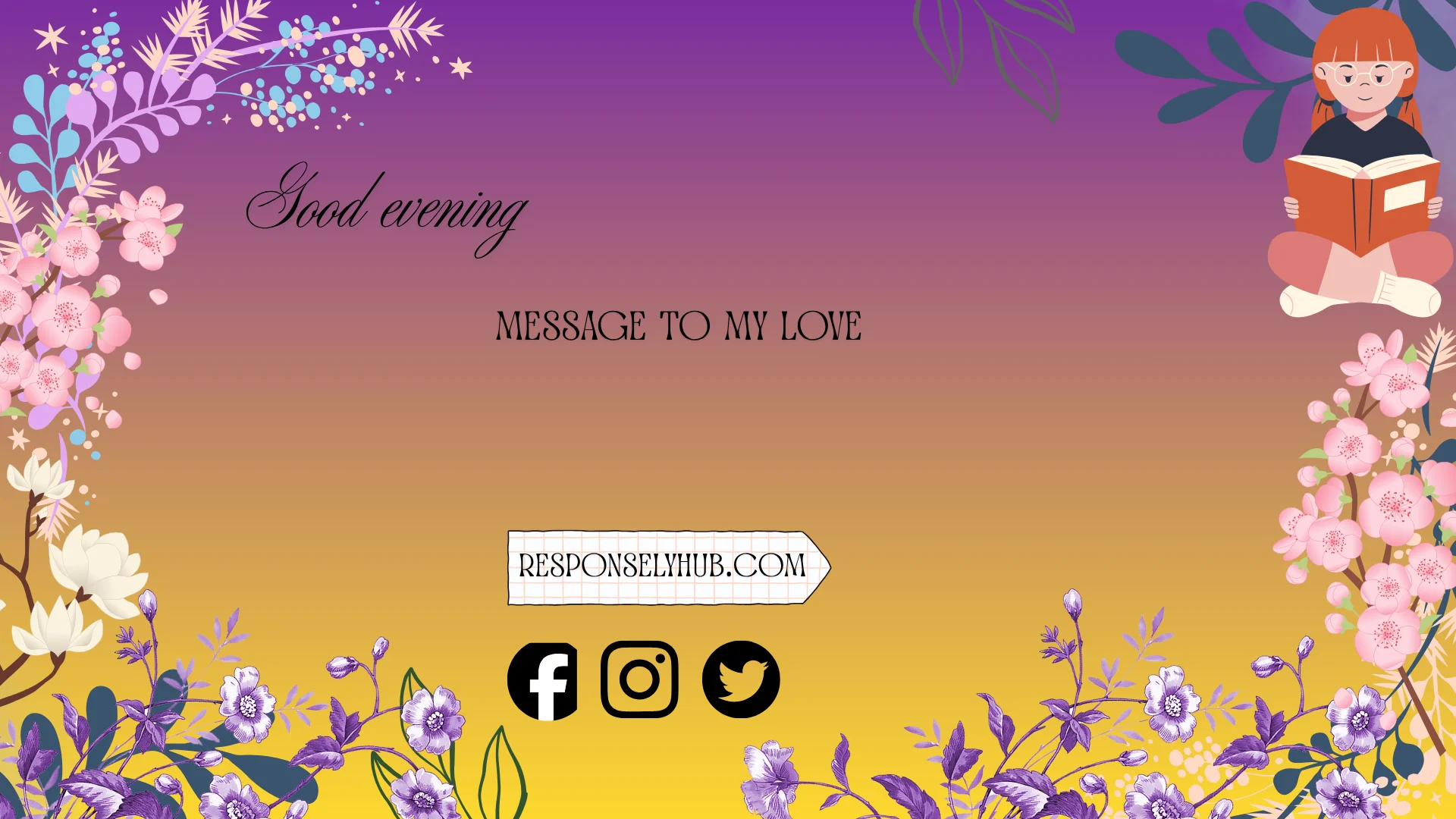 good evening message to my love