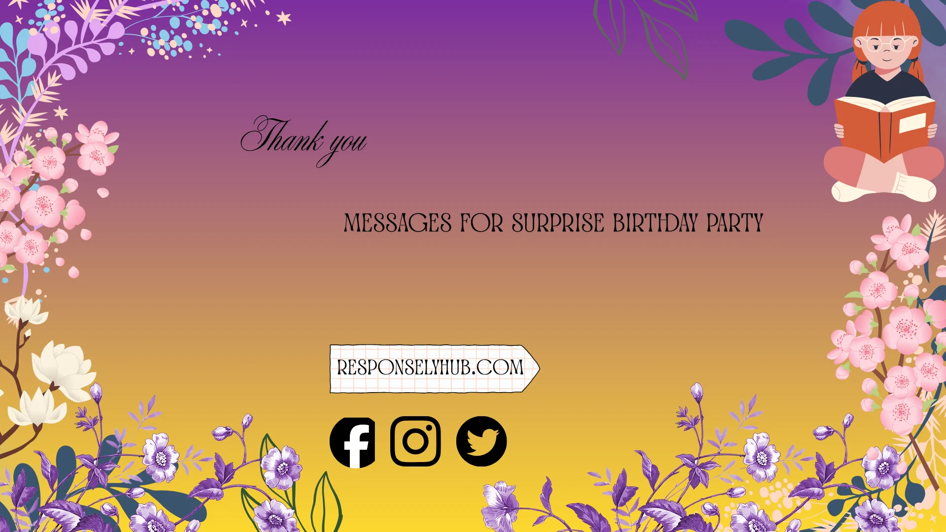 thank you messages for surprise birthday party