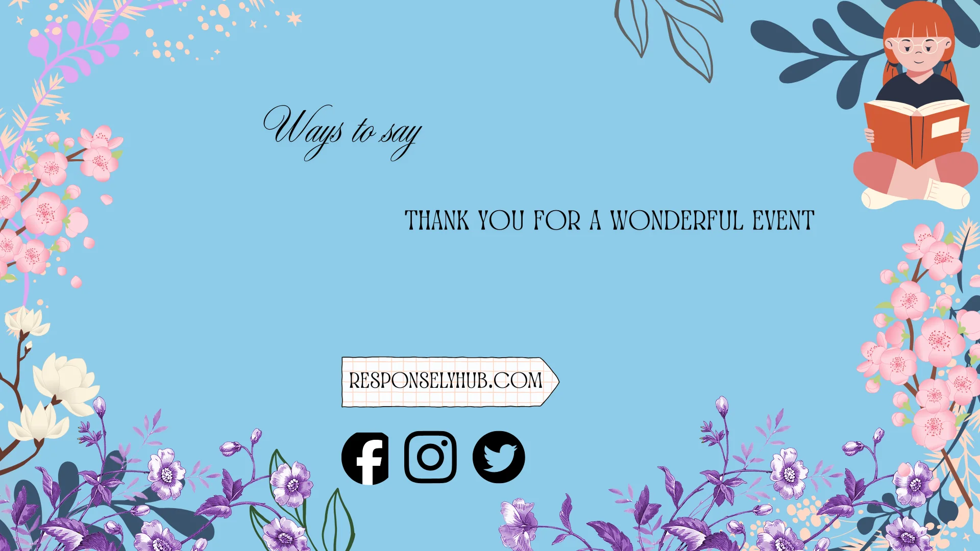 ways to say thank you for a wonderful event