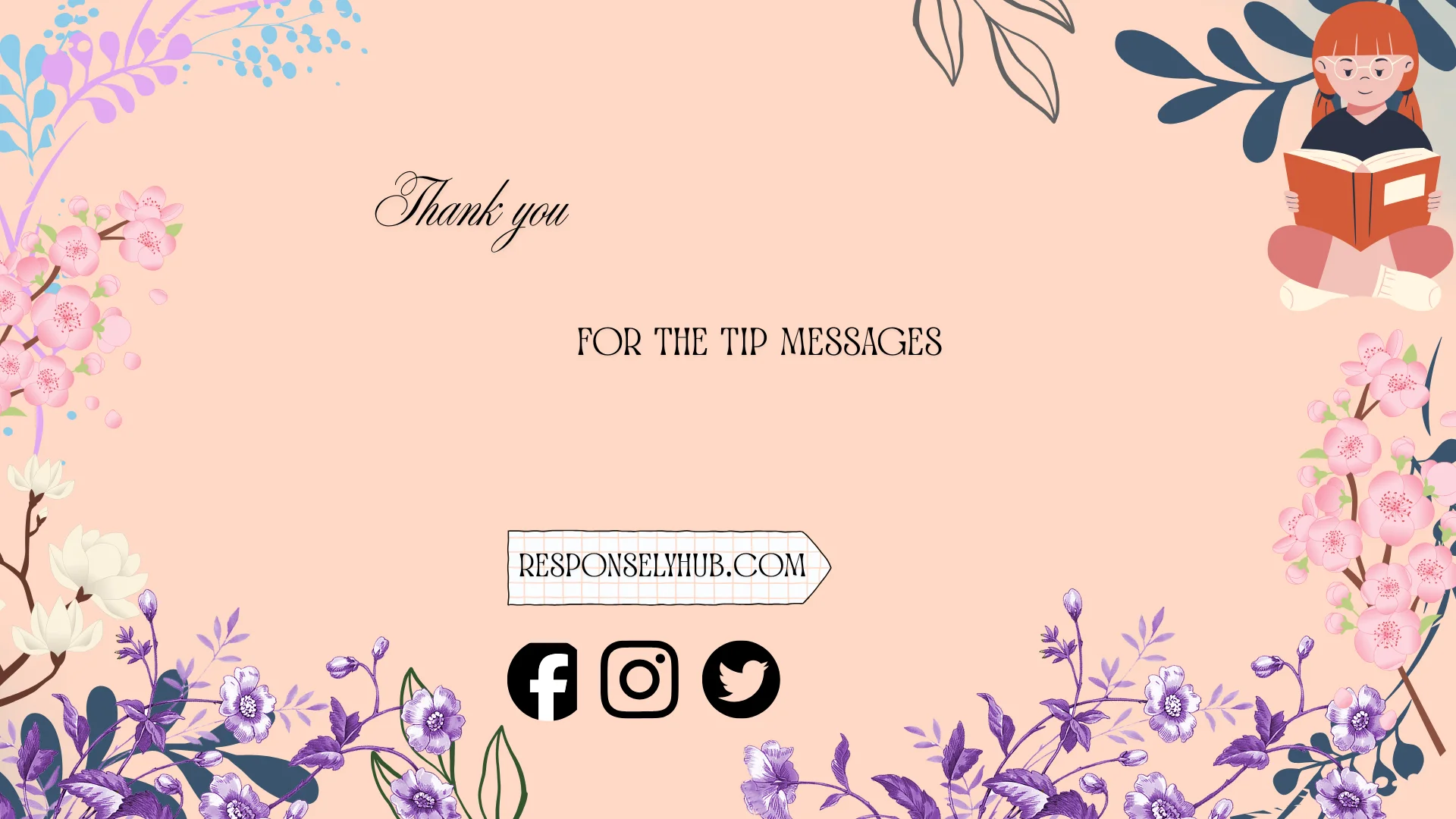 thank you for the tip messages