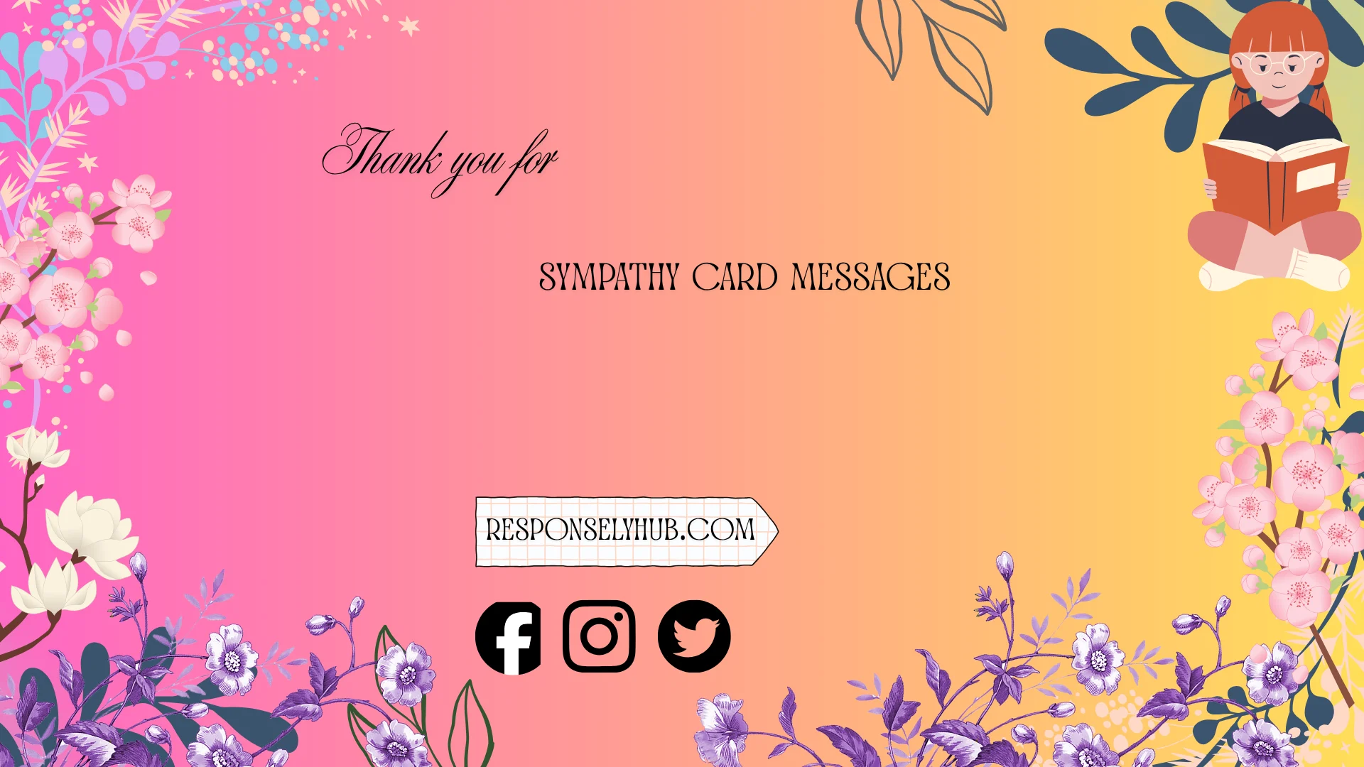 thank you for sympathy card messages