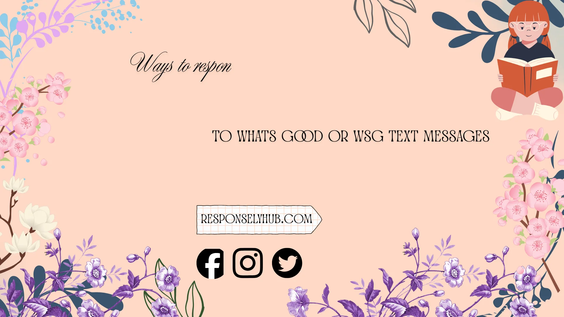 ways to respond to what's good or wsg text messages