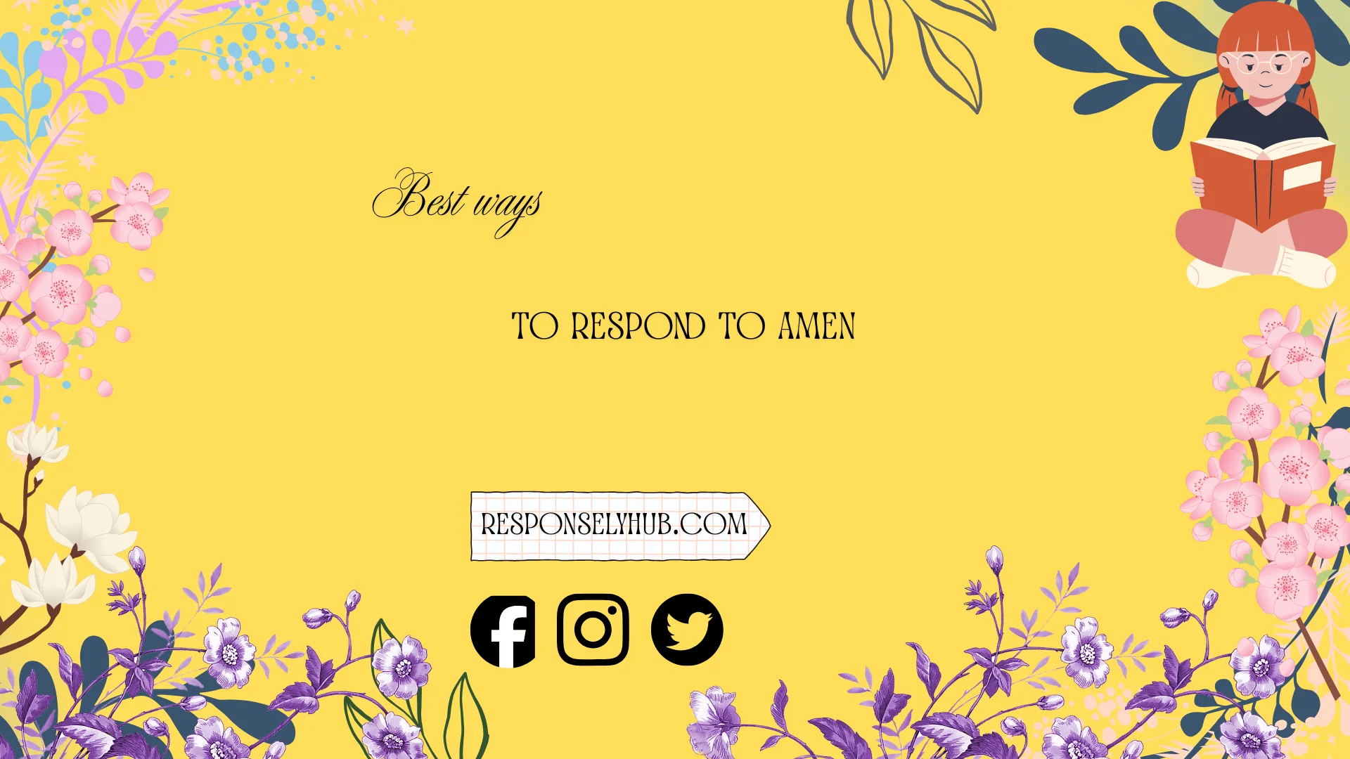 best ways to respond to amen